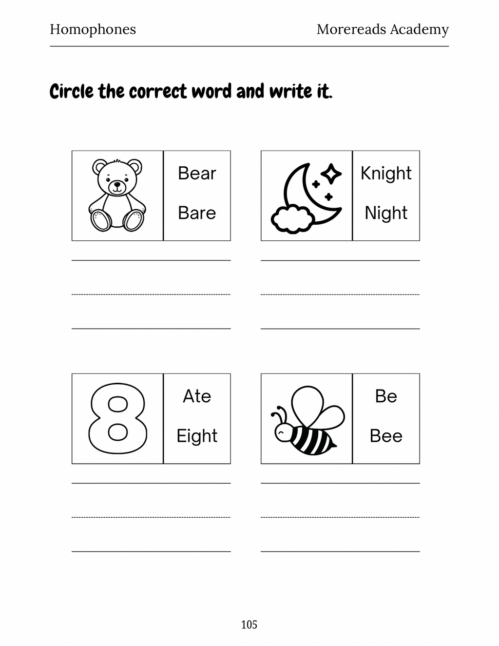 1st Grade Phonics, Reading & Writing