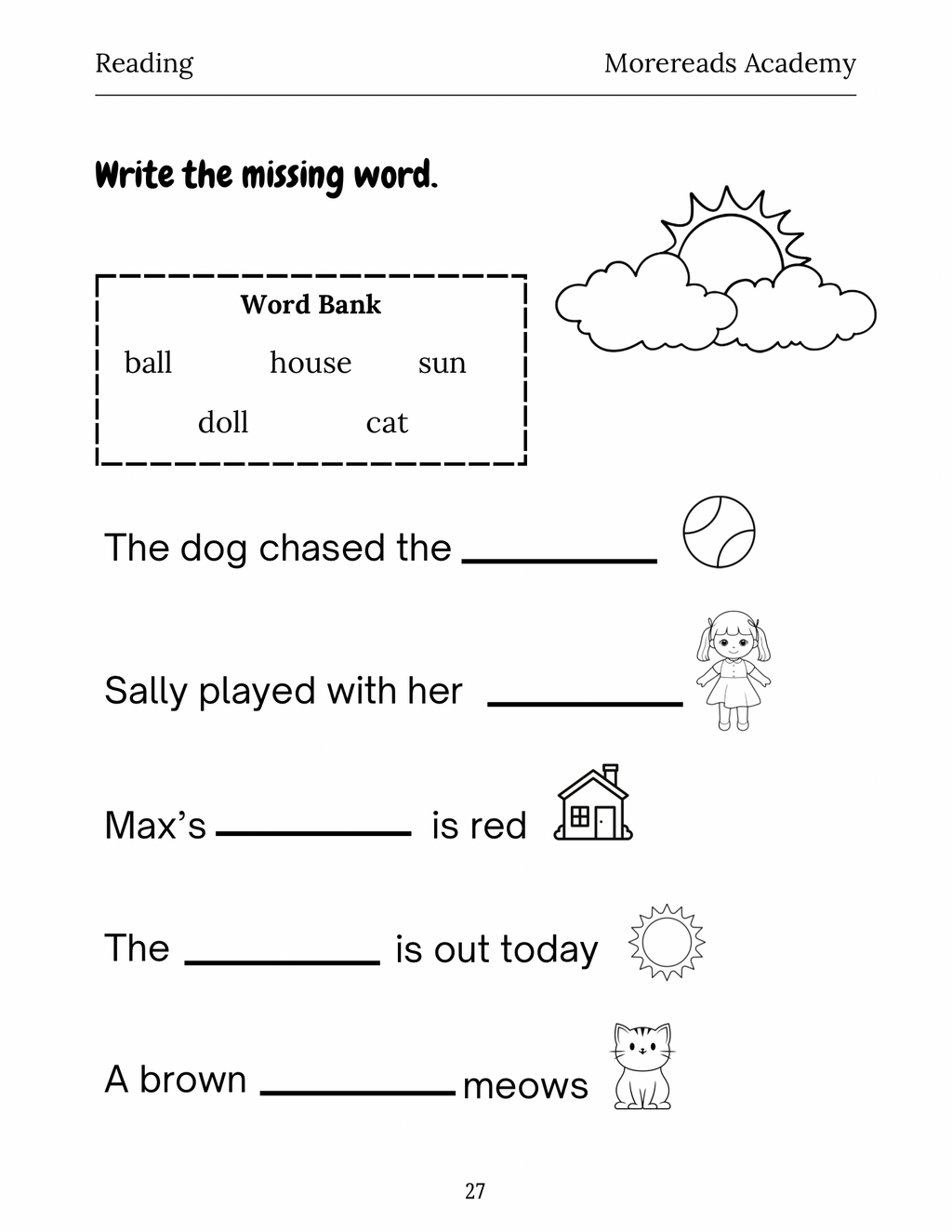 1st Grade Phonics, Reading & Writing