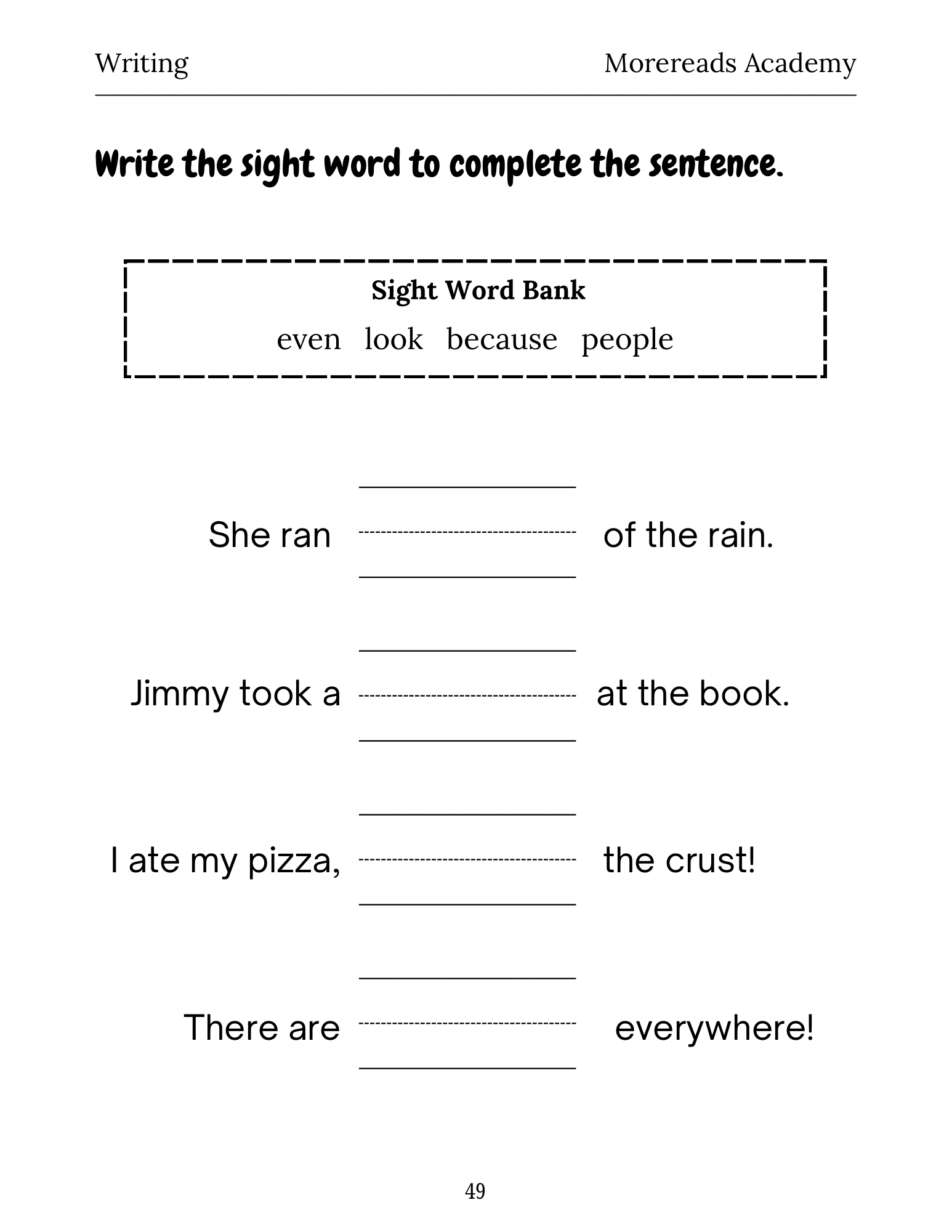 1st Grade Phonics, Reading & Writing